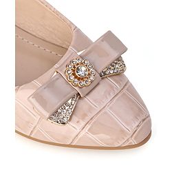 Cute Walk by Babyhug Slip On Bellies with Bow - Beige
