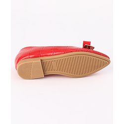 Cute Walk by Babyhug Slip On Bellies with Bow - Beige
