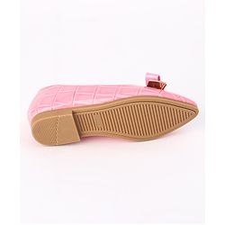 Cute Walk by Babyhug Slip On Bellies with Bow - Beige