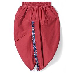 Babyhug 100% Cotton Woven Full Sleeve Floral Printed Kurta & Dhoti Set- Blue