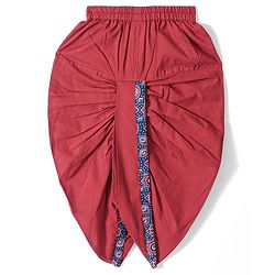 Babyhug 100% Cotton Woven Full Sleeve Floral Printed Kurta & Dhoti Set- Blue