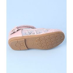 Cute Walk by Babyhug Bellies with Velcro Closure and Stud Applique - Pink