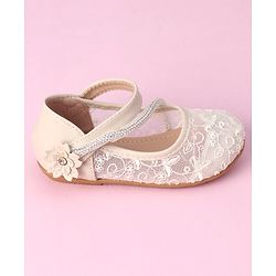 Cute Walk by Babyhug Bellies with Velcro Closure and Stud Applique - Pink