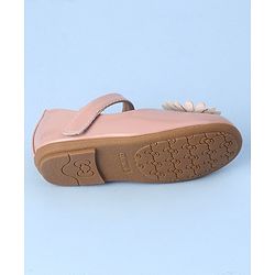 Cute Walk By Babyhug Bellies with Velcro Closure Floral Applique - Pink