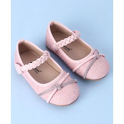 Cute Walk by Babyhug Bellies with Velcro Closure and Applique - Pink