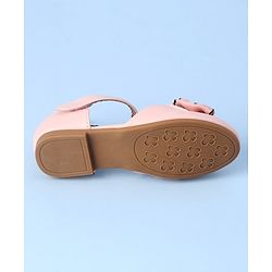 Cute Walk by Babyhug Velcro Closure Bellies with Bow Applique - Pink