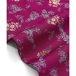 Babyhug Full Sleeves Floral Printed Kurta Dhoti Set - Purple