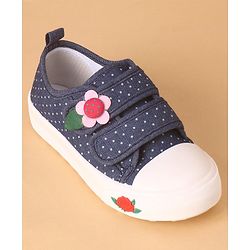 Cute Walk by Babyhug Casual Shoes With Velcro Closure  - Blue