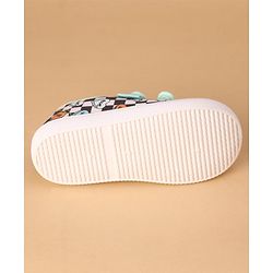 Cute Walk by Babyhug Velcro Closure Checked Casual Shoes - Green