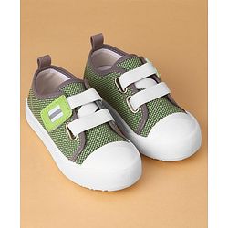 Cute Walk by Babyhug Casual Shoes With Velcro Closure  - Green