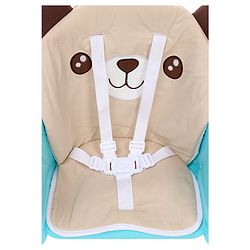 Babyhug 3 in 1 Play & Grow High Chair With 5 Point Safety Harness And Anti-Slip Base  - Blue