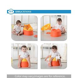 Babyhug Teddy Buddy Potty Chair - Yellow