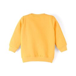 Babyhug Brushed Fleece Full Sleeves Sweatshirt with Chipmunks Graphics Print - Yellow