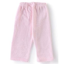Babyhug Velour Knit Full Sleeves Winter Wear Night Suit with Unicorn  Applique - Pink