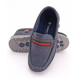 Cute Walk by Babyhug Formal & Party Wear Slip On Loafers - Navy Blue