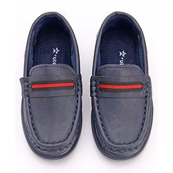 Cute Walk by Babyhug Formal & Party Wear Slip On Loafers - Navy Blue