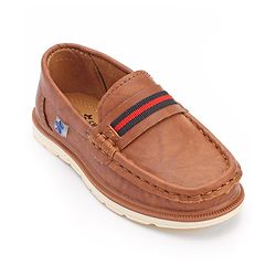 Cute Walk by Babyhug Formal & Party Wear Slip On Loafers - Brown