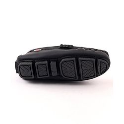 Cute Walk by Babyhug Slip On Party Shoes with Applique - Black