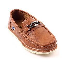 Cute Walk by Babyhug Formal Wear Loafers - Brown