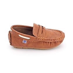 Cute Walk by Babyhug Slip On Formal Loafer Shoes - Coffee  Brown