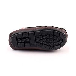 Cute Walk by Babyhug Slip On Formal Loafer Shoes - Brown