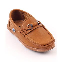 Cute Walk by Babyhug Loafer Shoes - Brown