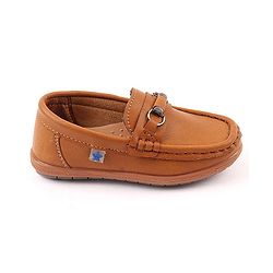 Cute Walk by Babyhug Loafer Shoes - Brown