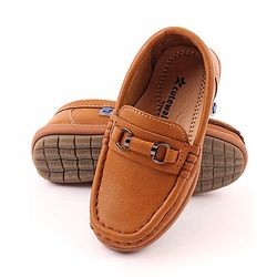 Cute Walk by Babyhug Loafer Shoes - Brown
