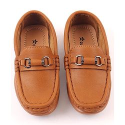 Cute Walk by Babyhug Loafer Shoes - Brown