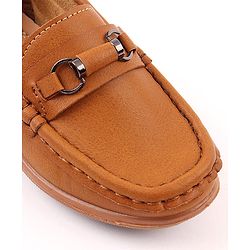 Cute Walk by Babyhug Loafer Shoes - Brown