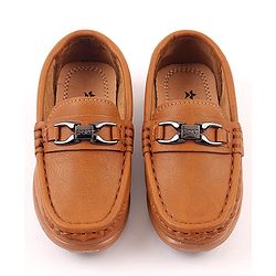 Cute Walk by Babyhug Party Wear Slip On Shoes - Navy Blue