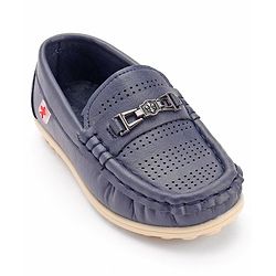 Cute Walk by Babyhug Slip On Formal & Party Wear Shoes Solid- Blue