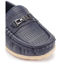 Cute Walk by Babyhug Slip On Formal & Party Wear Shoes Solid- Blue