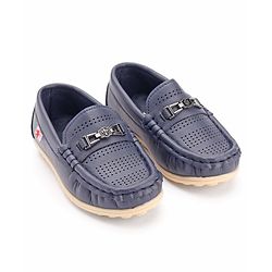 Cute Walk by Babyhug Slip On Formal & Party Wear Shoes Solid- Blue