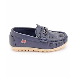 Cute Walk by Babyhug Slip On Formal & Party Wear Shoes Solid- Blue