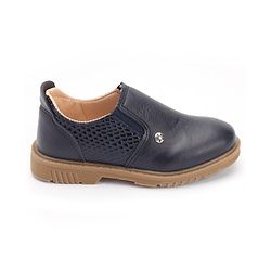 Cute Walk by Babyhug Formal Shoes - Navy Blue
