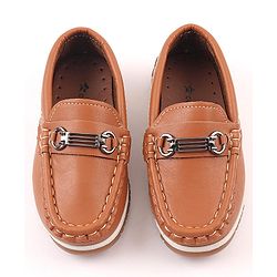 Cute Walk by Babyhug Slip On Loafers - Brown