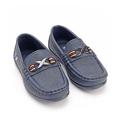 Cute Walk by Babyhug Formal Shoes - Navy Blue