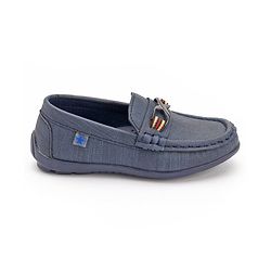 Cute Walk by Babyhug Formal Shoes - Navy Blue