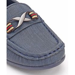Cute Walk by Babyhug Formal Shoes - Navy Blue