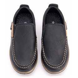 Cute Walk by Babyhug Formal Shoes - Black