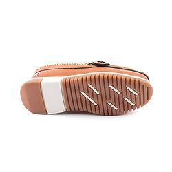 Cute Walk by Babyhug Slip On Solid Formal & Partywear Shoes with Chain Applique - Brown