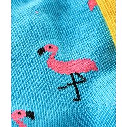Cute Walk Disney by Babyhug Anti Bacterial Ankle Length Non Terry Socks Mickey Design Pack of 3 - Red & White