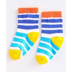 Cute Walk by Babyhug Anti Bacterial Ankle Length Non Terry Socks Unicorn Design Pack of 7 - Pink & White
