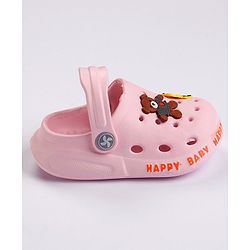 Cute Walk by Babyhug Slip On Clogs with Applique - Pink (Applique Design May Vary)