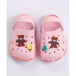 Cute Walk by Babyhug Slip On Clogs with Applique - Pink (Applique Design May Vary)