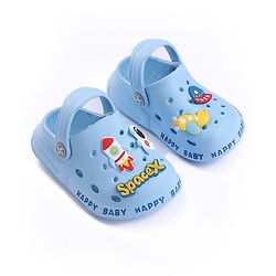 Cute Walk by Babyhug Slip On Clogs Astronaut Applique - Blue (Design May Vary)