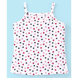 Babyhug 100% Cotton Sleeveless Slips Pack Of 3 - Red White & Blue