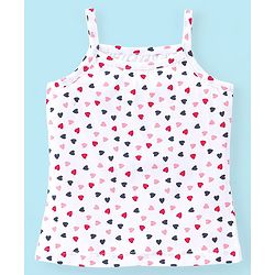 Babyhug 100% Cotton Sleeveless Slips Pack Of 3 - Red White & Blue