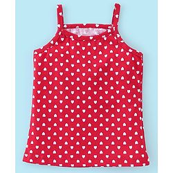 Babyhug 100% Cotton Sleeveless Slips Pack Of 3 - Red White & Blue
